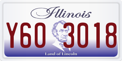 IL license plate Y603018
