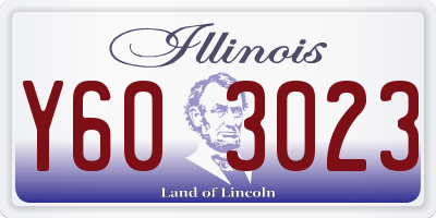 IL license plate Y603023