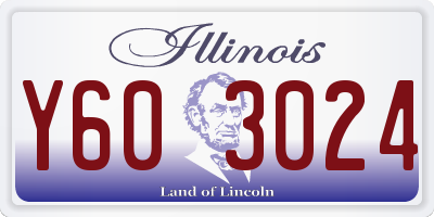 IL license plate Y603024