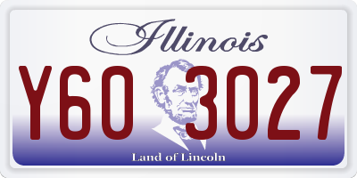 IL license plate Y603027