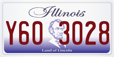 IL license plate Y603028