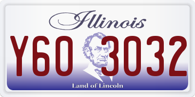 IL license plate Y603032