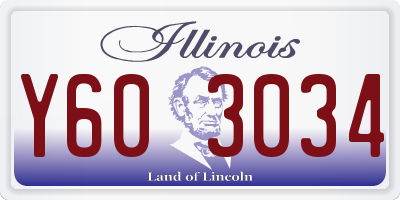 IL license plate Y603034