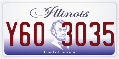 IL license plate Y603035