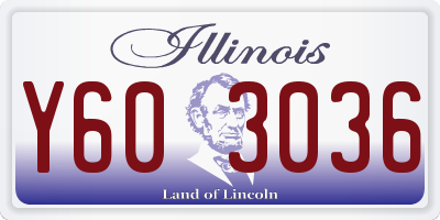 IL license plate Y603036