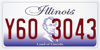IL license plate Y603043