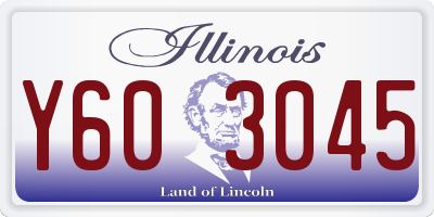 IL license plate Y603045