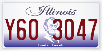IL license plate Y603047