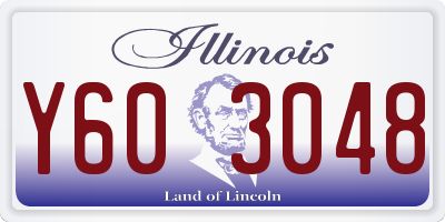 IL license plate Y603048