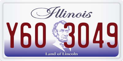 IL license plate Y603049