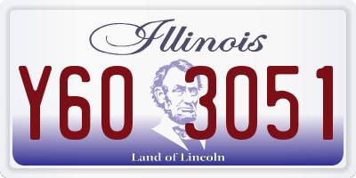 IL license plate Y603051