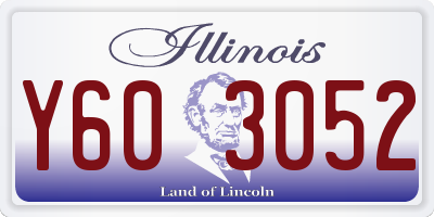 IL license plate Y603052
