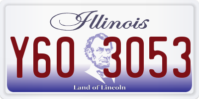 IL license plate Y603053