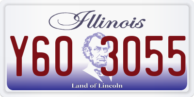 IL license plate Y603055