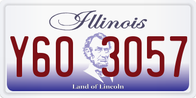 IL license plate Y603057