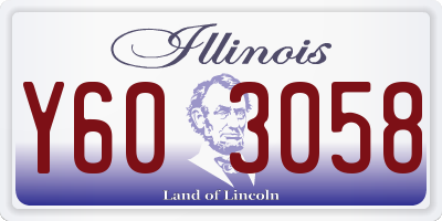 IL license plate Y603058