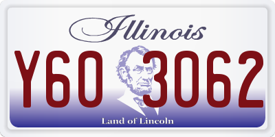 IL license plate Y603062