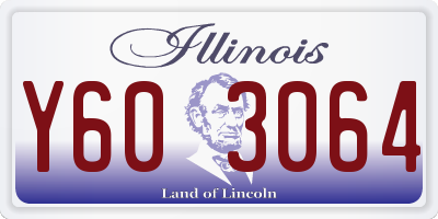 IL license plate Y603064