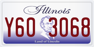 IL license plate Y603068