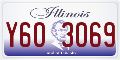 IL license plate Y603069