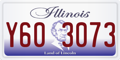 IL license plate Y603073