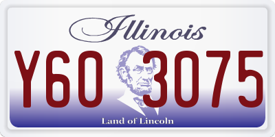 IL license plate Y603075