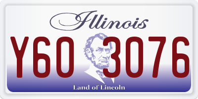 IL license plate Y603076