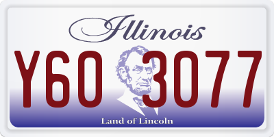 IL license plate Y603077