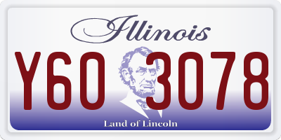IL license plate Y603078