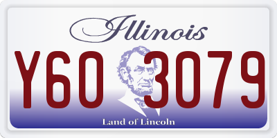 IL license plate Y603079