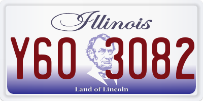 IL license plate Y603082