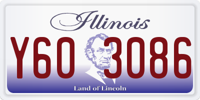 IL license plate Y603086