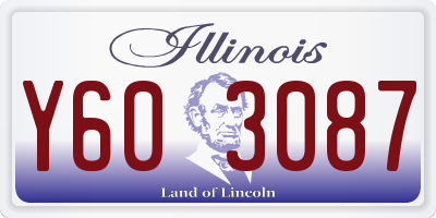 IL license plate Y603087