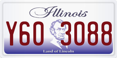 IL license plate Y603088