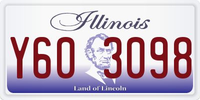 IL license plate Y603098