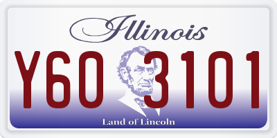 IL license plate Y603101