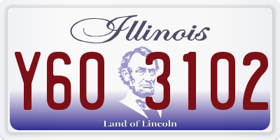 IL license plate Y603102