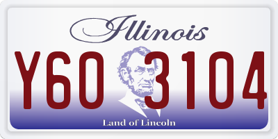 IL license plate Y603104
