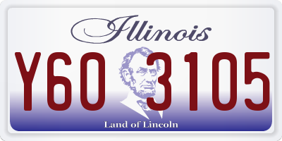 IL license plate Y603105