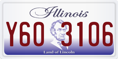 IL license plate Y603106