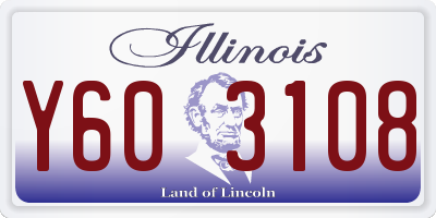 IL license plate Y603108