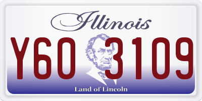 IL license plate Y603109