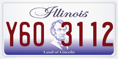 IL license plate Y603112