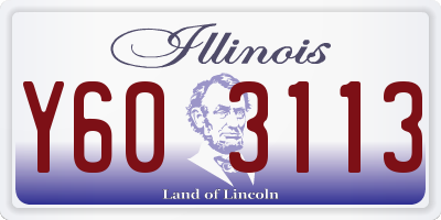 IL license plate Y603113