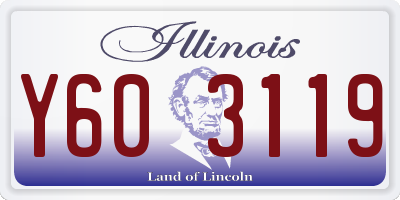 IL license plate Y603119
