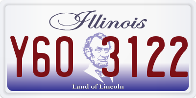 IL license plate Y603122