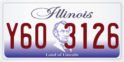 IL license plate Y603126