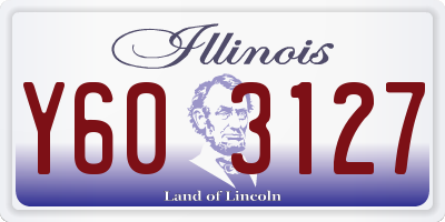 IL license plate Y603127