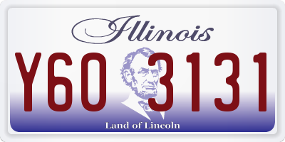 IL license plate Y603131