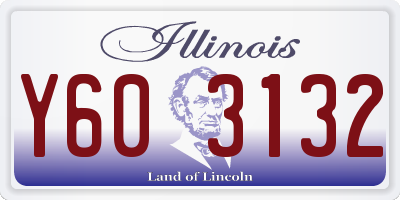 IL license plate Y603132